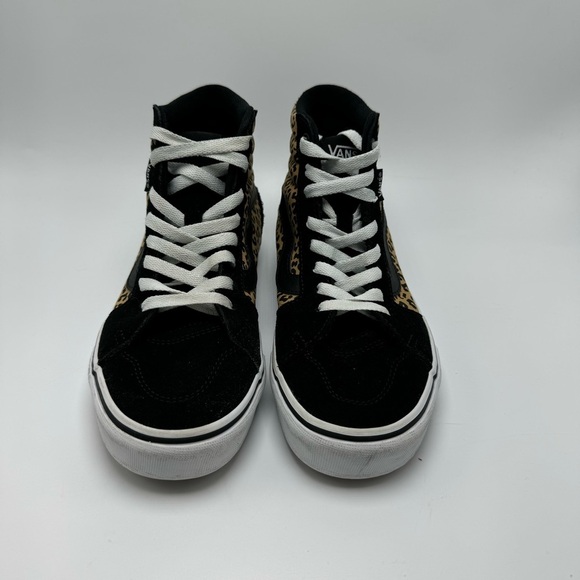 Vans Sk8 Hi Tapered Sneaker Leopard Print High Top Skate Shoe Size 7 - Picture 3 of 10